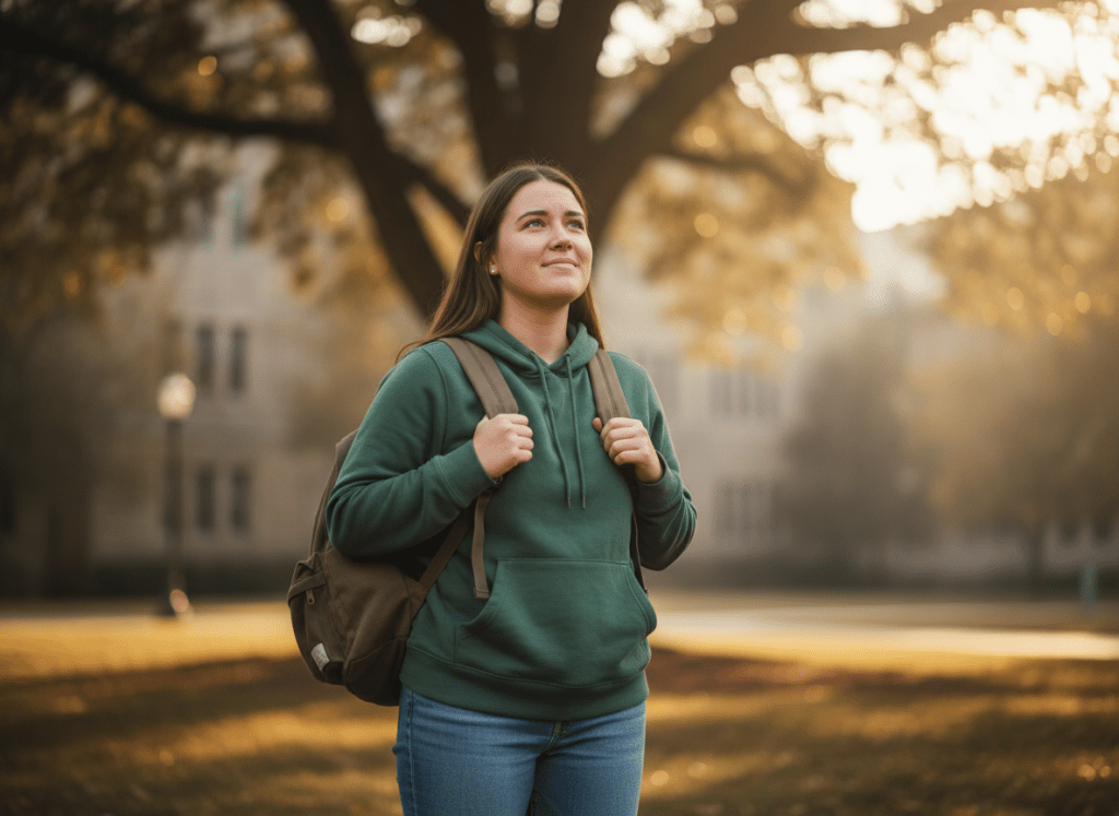 College-student-backpack-green-hoodie-001